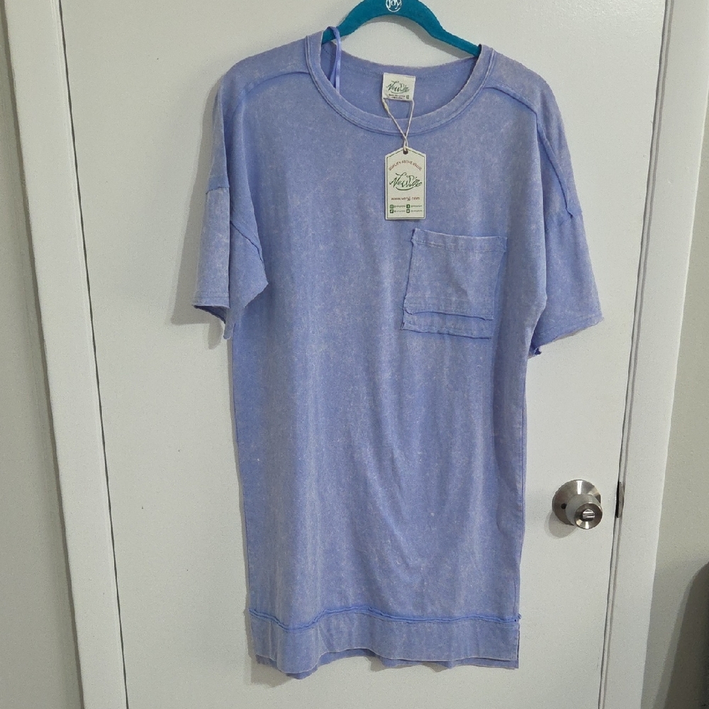 BLue Tshirt Dress